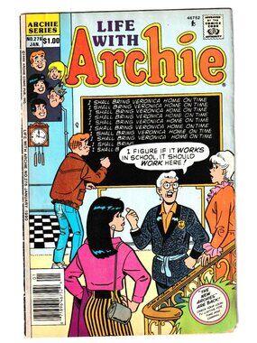 Vintage Life With Archie #276 Comic Book | January 1990 Authentic Reader's Copy